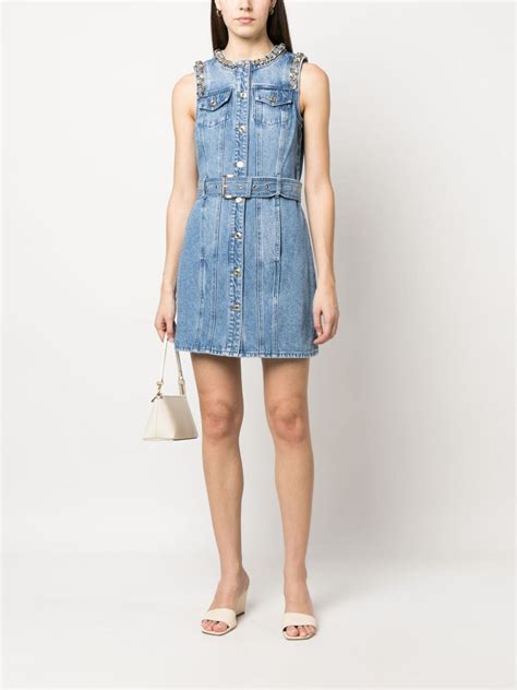 michael kors embellished dress|Michael Kors denim dresses.